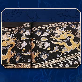 Amazon.co.jp: BAWHO 錦繍呉服生地中国風覇気可憐飛龍凌日雲模様